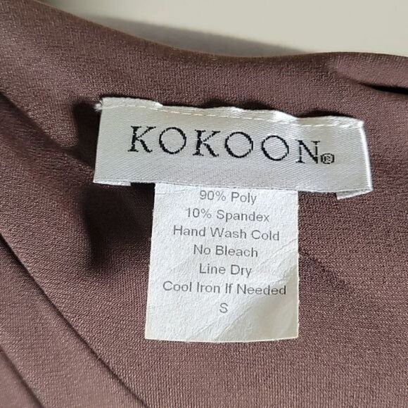 Kokoon Ity Shirred Neck Tank Top Sz S - Picture 6 of 9